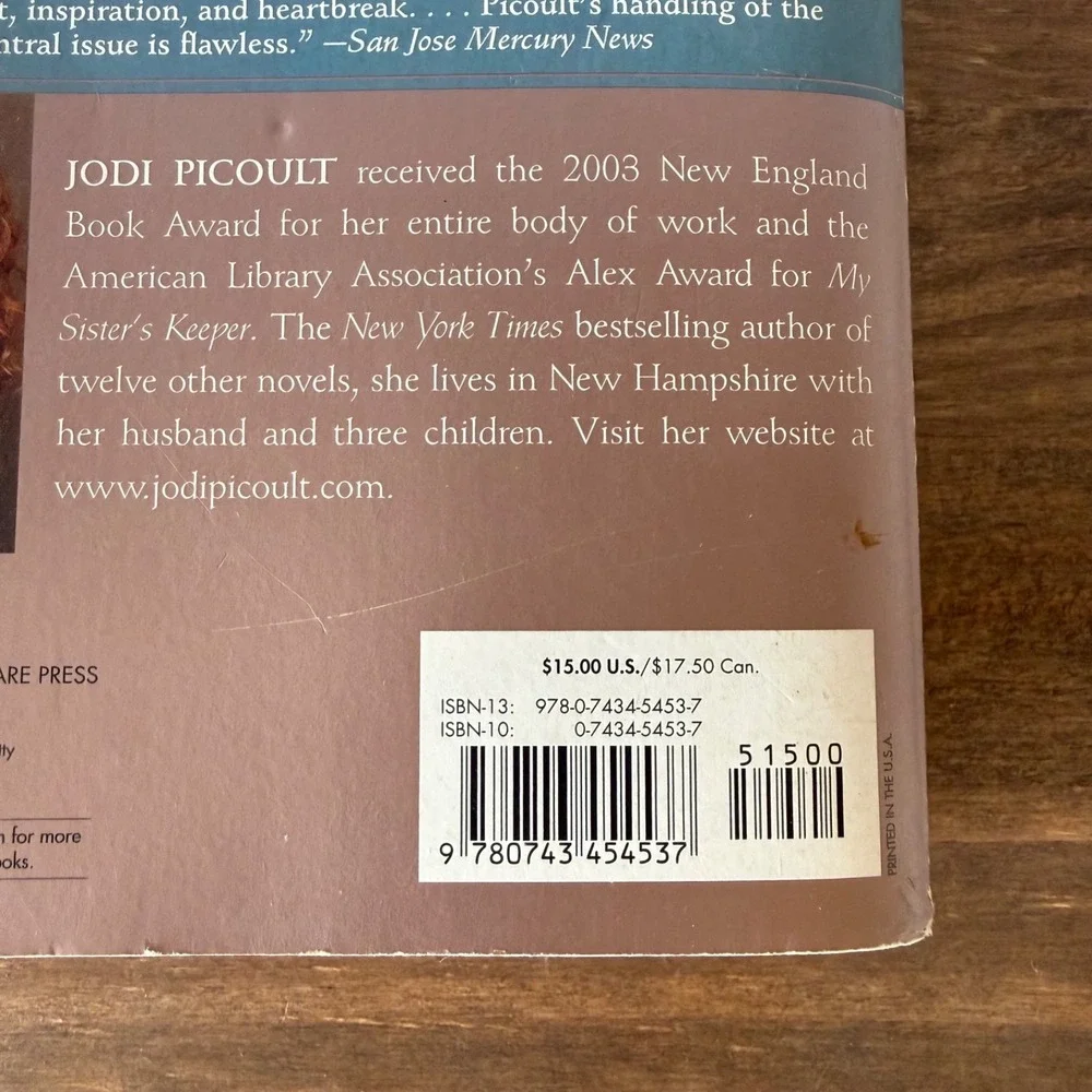 My Sister's‎ Keeper Jodi Picoult Paperback 2005 Novel Fiction Book
